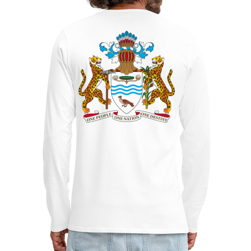 Men's Premium Long Sleeve T-Shirt - white